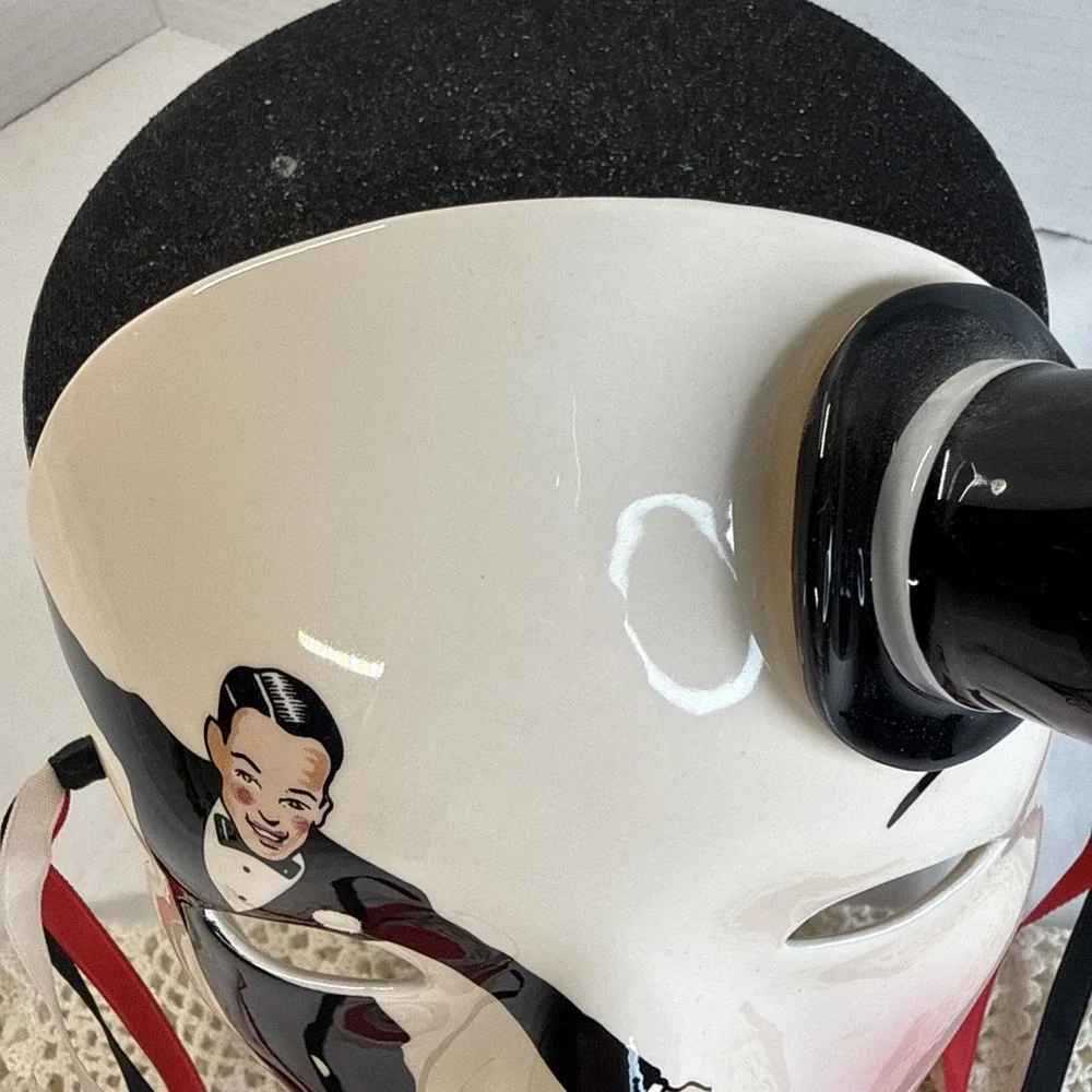 Vandor Multicolor Adult 1983 Pelzman Design Fred Astaire Wall Decor Ceramic Mask